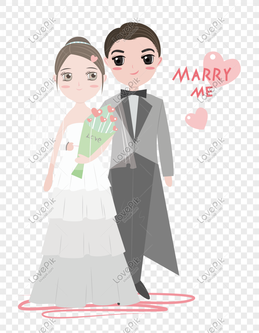 Transparent Bottom Png Western Wedding Marry Me PNG Transparent Background  And Clipart Image For Free Download - Lovepik | 611257170