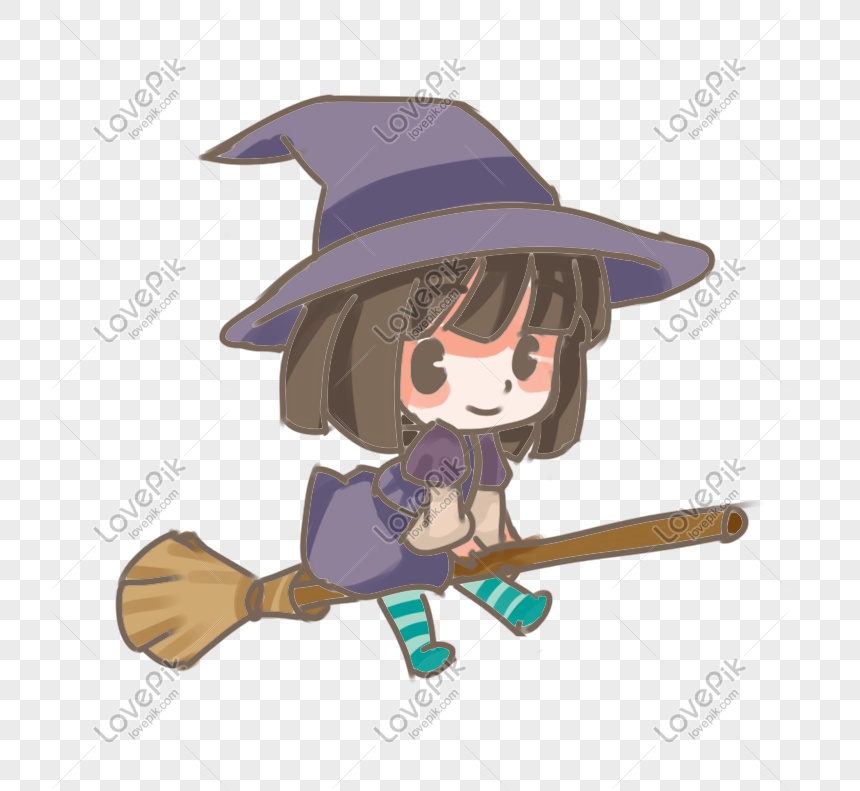 Halloween Cute Witch Png Material Png Image Picture Free Download Lovepik Com