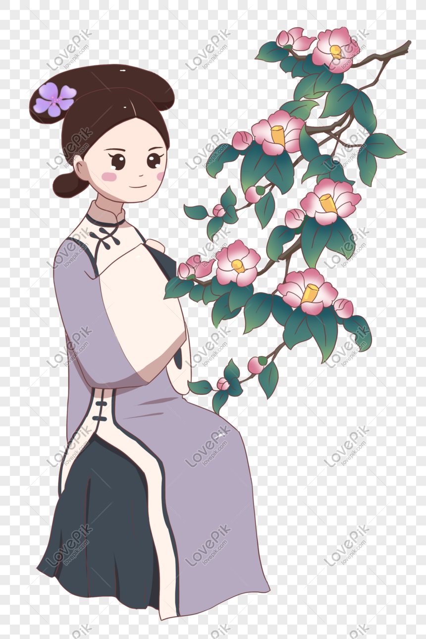 Court Hand Palace Girl Illustration PNG Hd Transparent Image And ...