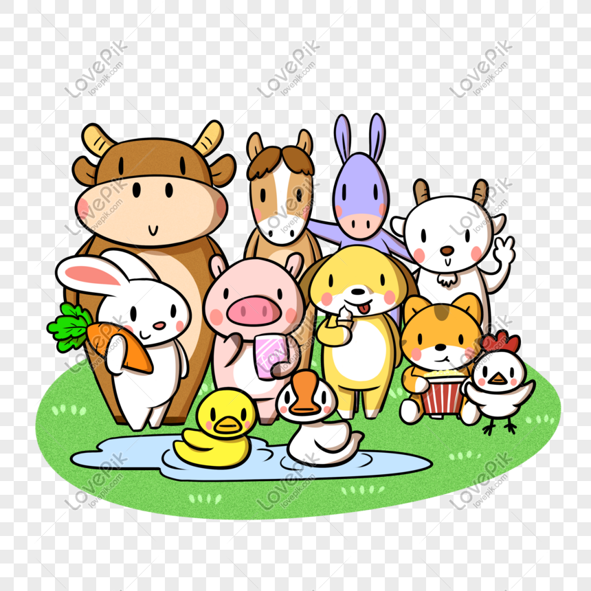 Cartoon World Animal Day Png Transparent Bottom PNG Transparent Background  And Clipart Image For Free Download - Lovepik | 611275380