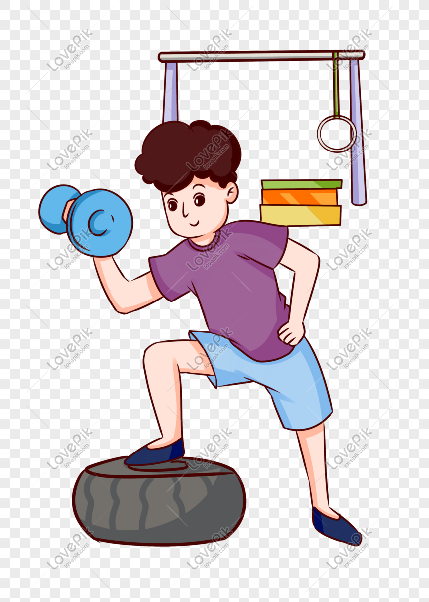 Fitness Boy Cartoon Character PNG Image Free Download And Clipart Image For  Free Download - Lovepik | 611279441