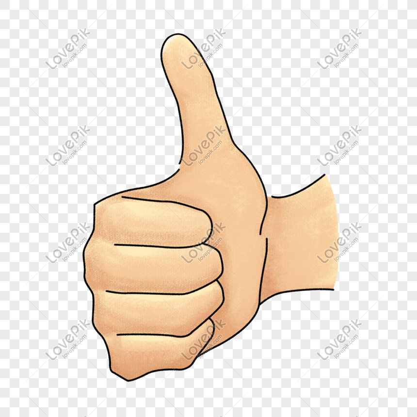 Child in a thumbs up pose - Research Matters
