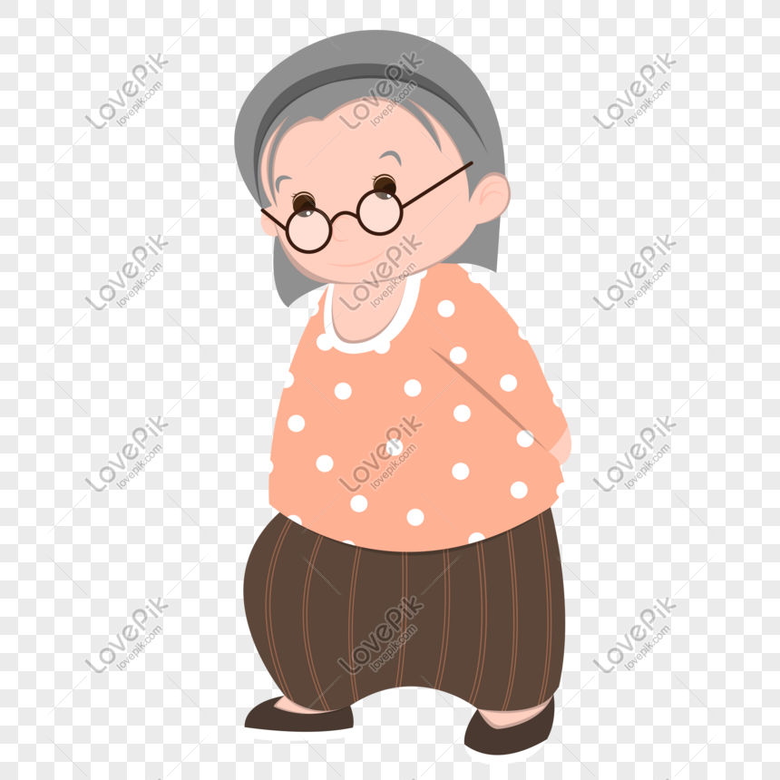 手描きのベクトル両陽祭りおばあちゃんのキャラクター画像透明下部無料バックルイメージ グラフィックス Id Prf画像フォーマットpsd Jp Lovepik Com