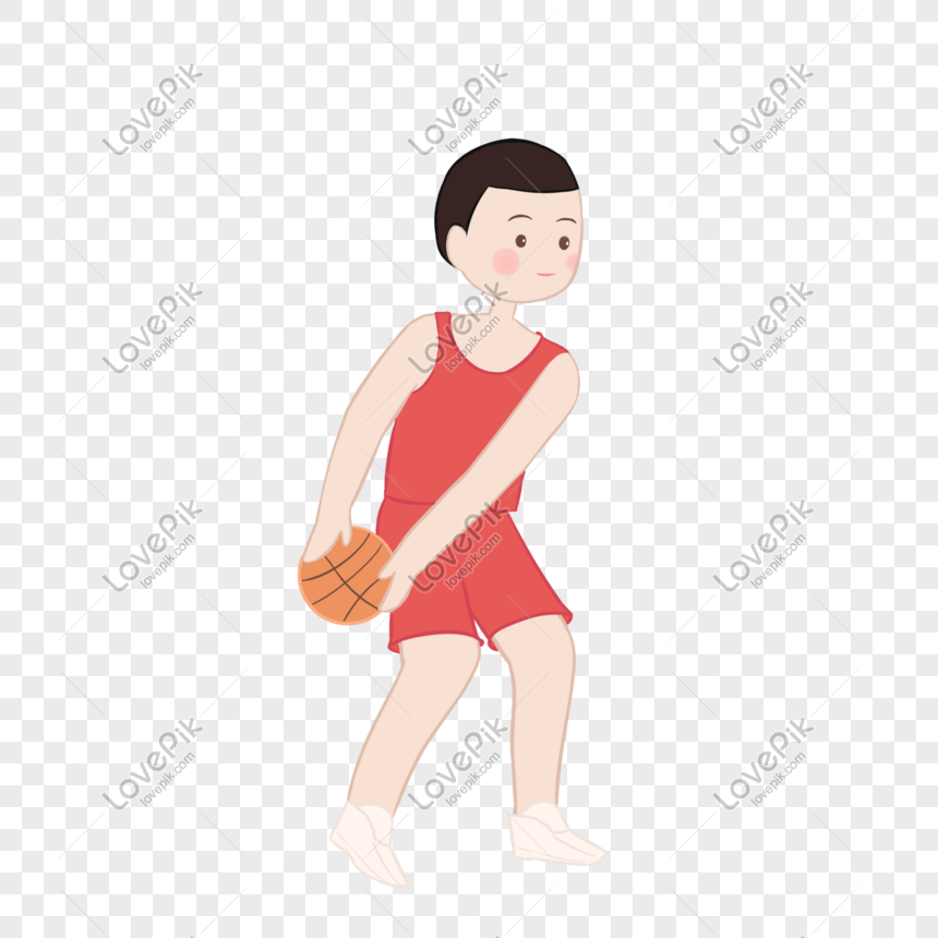 Ilustrasi Pemain Bola Basket Olahraga Gambar Unduh Gratis