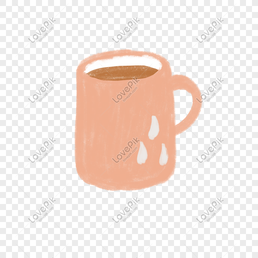 Hand Painted Coffee Cup Png Material Png Image Picture Free
