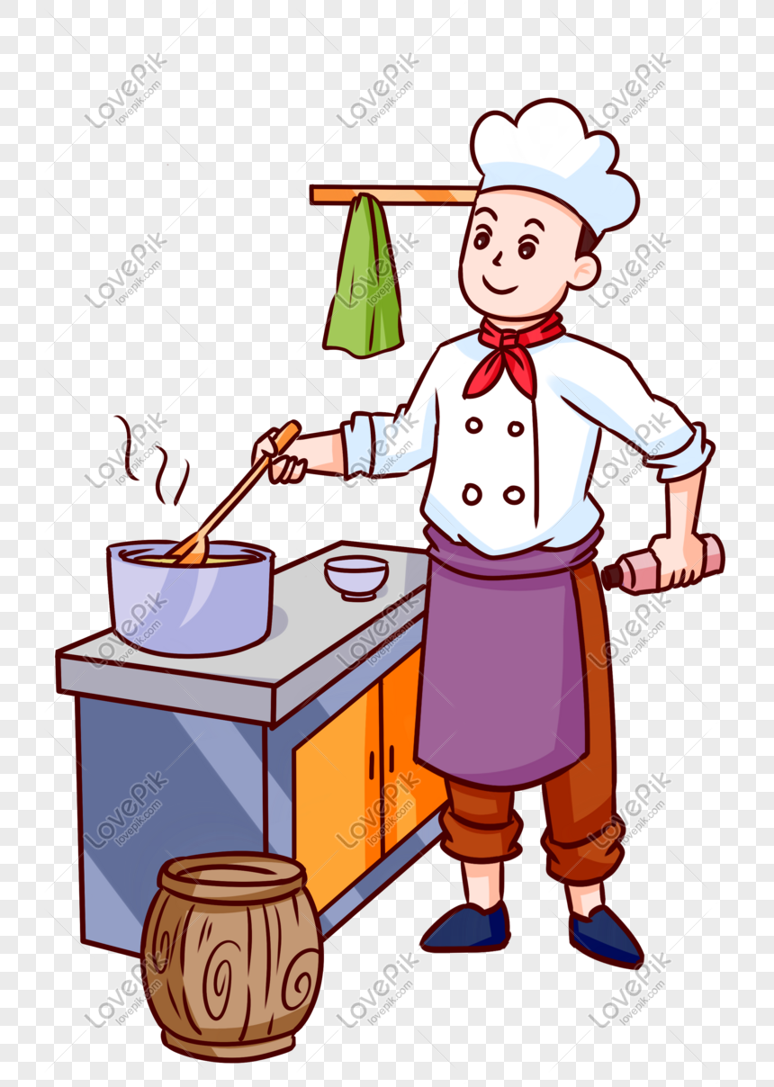 Cooking Chef Soup Illustration PNG Hd Transparent Image And Clipart Image  For Free Download - Lovepik | 611308204