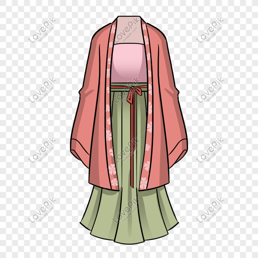 Costume Maid Costume Illustration, Hanfu, Costume, Maid PNG Image And ...