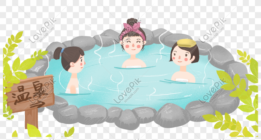 hot spring clipart no background