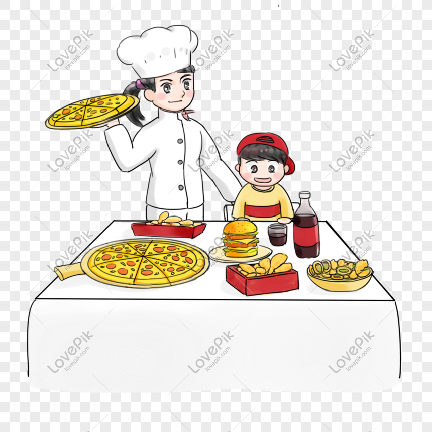 catering clipart cartoons