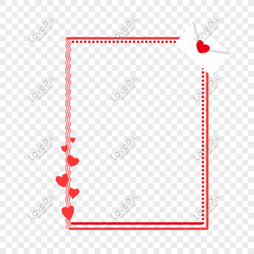 Love Red Card Ventilation Small Border PNG Image Free Download And ...