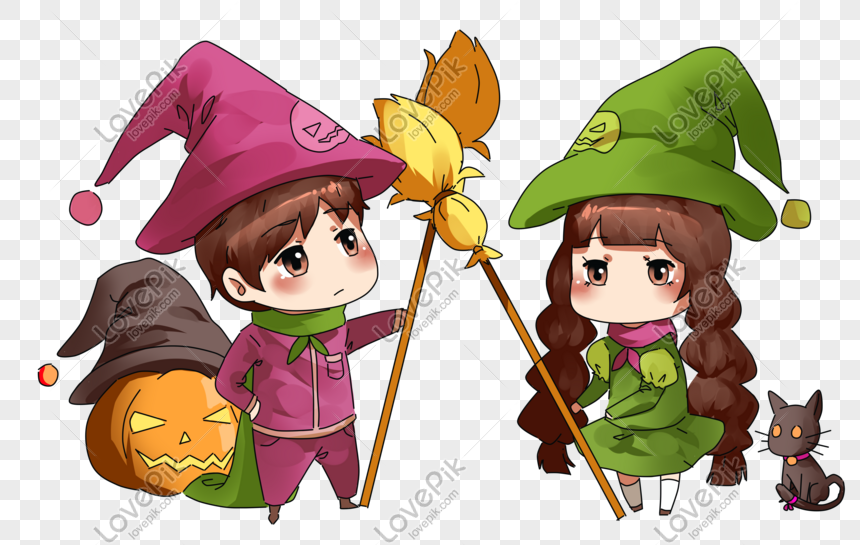 witch clipart cartoon people