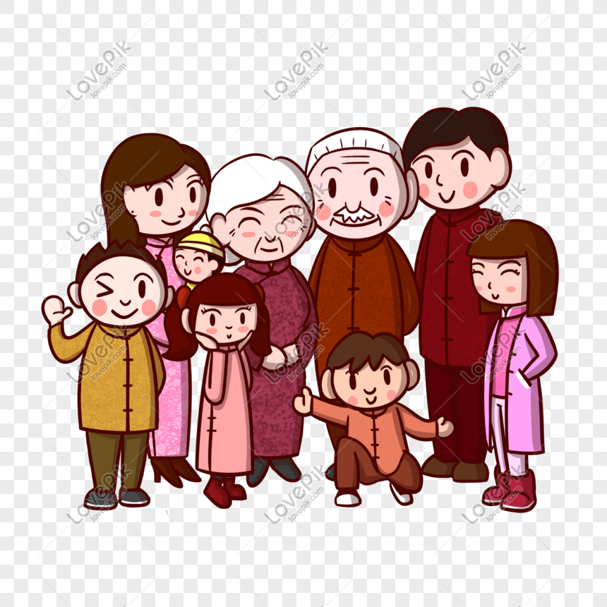 Cartoon Family PNG Images With Transparent Background | Free Download On  Lovepik