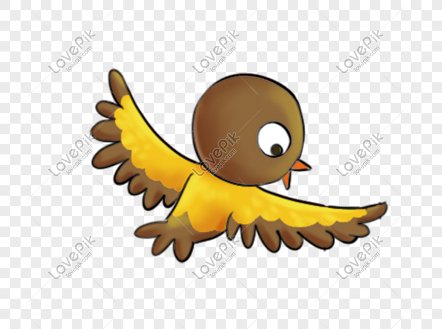 Yellow Cute Cartoon Flying Bird PNG Transparent Background And Clipart  Image For Free Download - Lovepik | 611342970