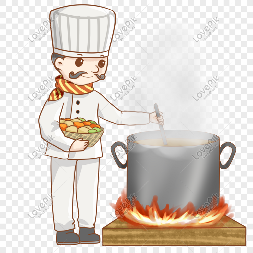 Chef Cook Cooking Illustration PNG Hd Transparent Image And Clipart Image  For Free Download - Lovepik | 611347814