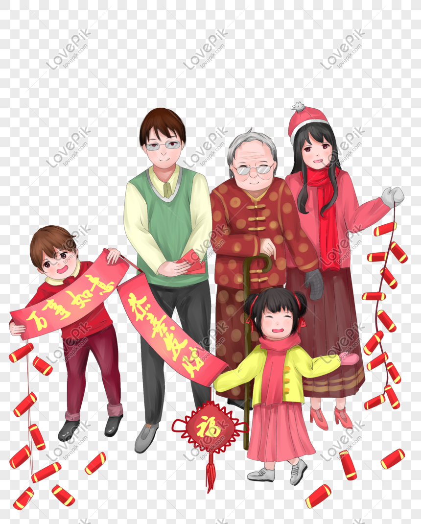 Hình ảnh Phim Hoạt Hình Vẽ Tay Sun Xiaojing Chân Dung Gia đình Bà ...