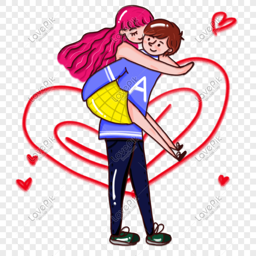Boyfriend Carrying Girlfriend Cartoon Show Love Illustration PNG White  Transparent And Clipart Image For Free Download - Lovepik | 611342312