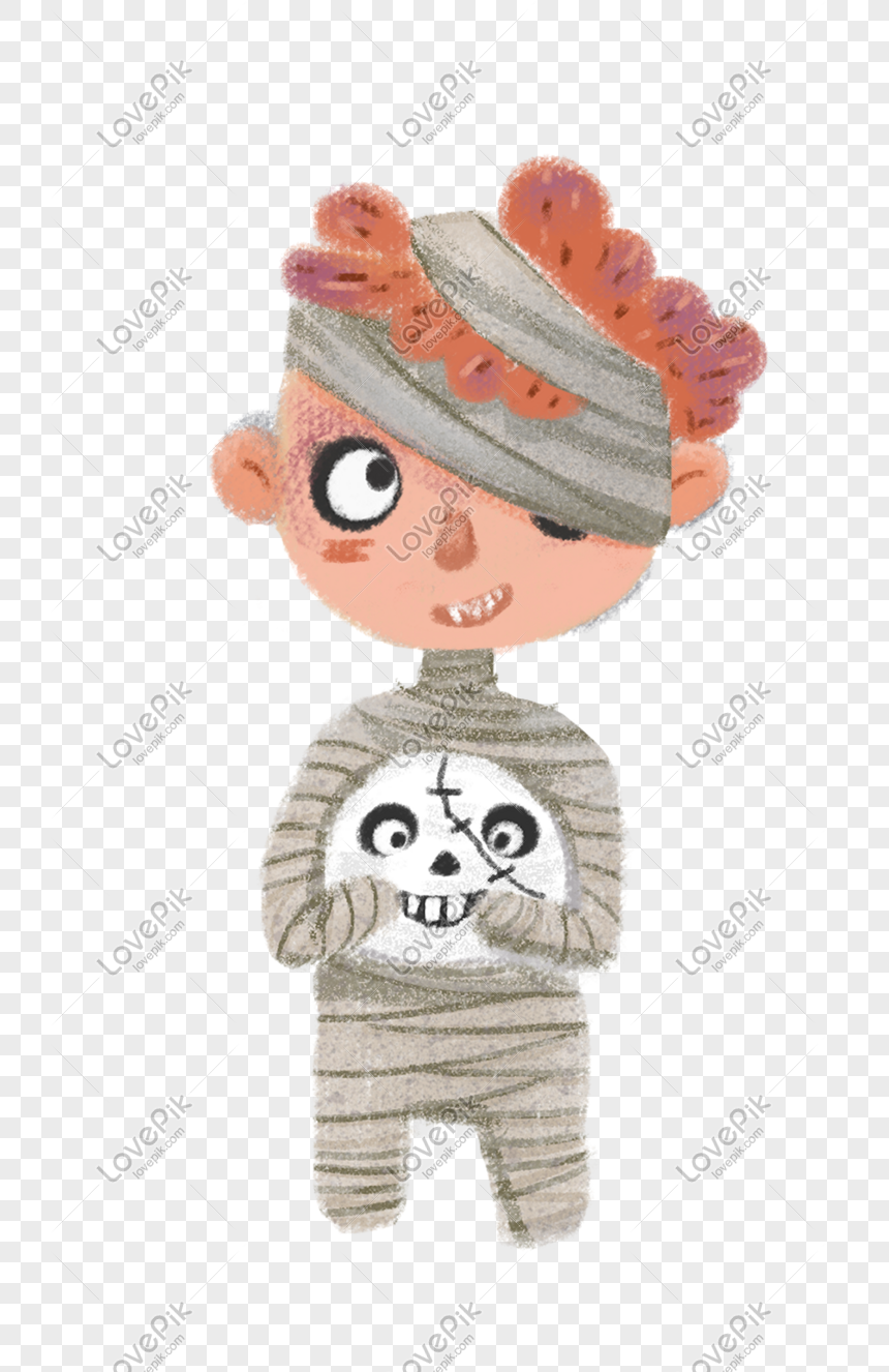 Halloween Theme Mummy Cartoon Illustration PNG White Transparent And  Clipart Image For Free Download - Lovepik | 611354842