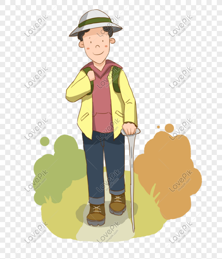 Hand Drawn Mountain Hiking Character Illustration PNG Free Download And  Clipart Image For Free Download - Lovepik | 611369173