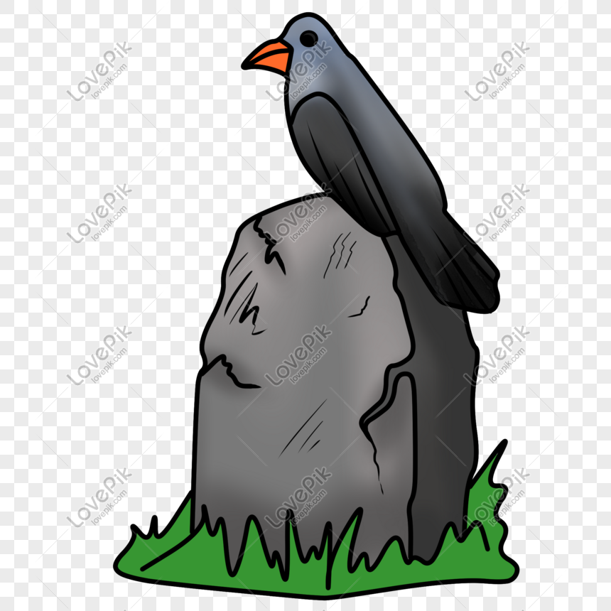 Black Bird Illustration On Halloween Tombstone Png Image Picture Free Download 611368988 Lovepik Com