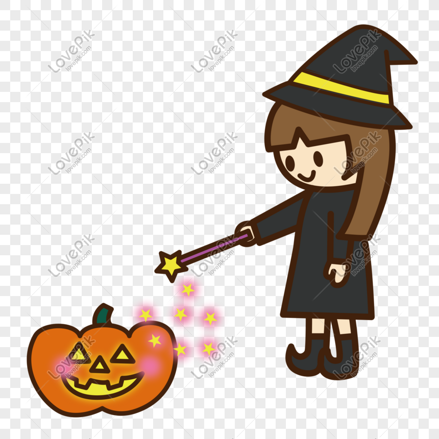 Hình ảnh Halloween Witch Magic Stick Pumpkin Cartoon PNG Miễn Phí Tải Về -  Lovepik