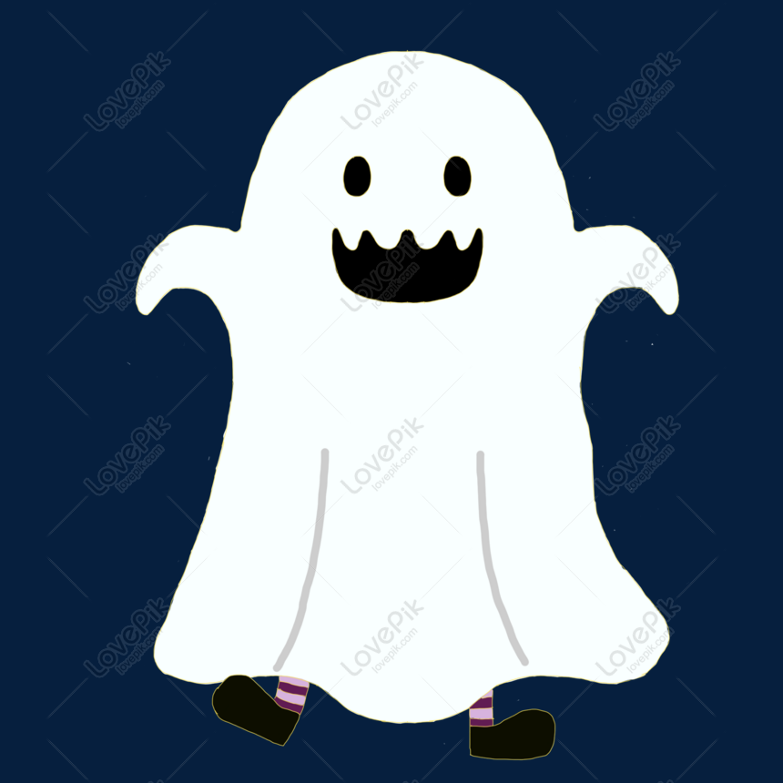 Halloween Style Cartoon Ghost Dance Dress Up Funny Set Of Pictur PNG Image  And Clipart Image For Free Download - Lovepik | 611373448