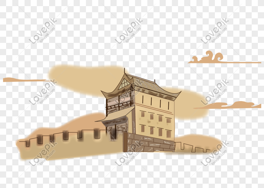 Hình ảnh Tòa Nhà Cổ Phong Cách Trung Quốc Miễn Phí Nút Vẽ Tay PNG ...