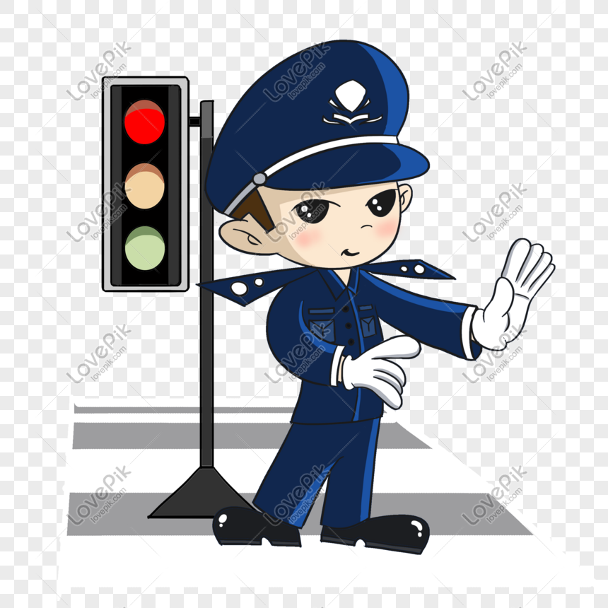 Traffic Police Officer Directing Traffic Hand Drawn Cartoon Illu PNG Hd  Transparent Image And Clipart Image For Free Download - Lovepik | 611376854
