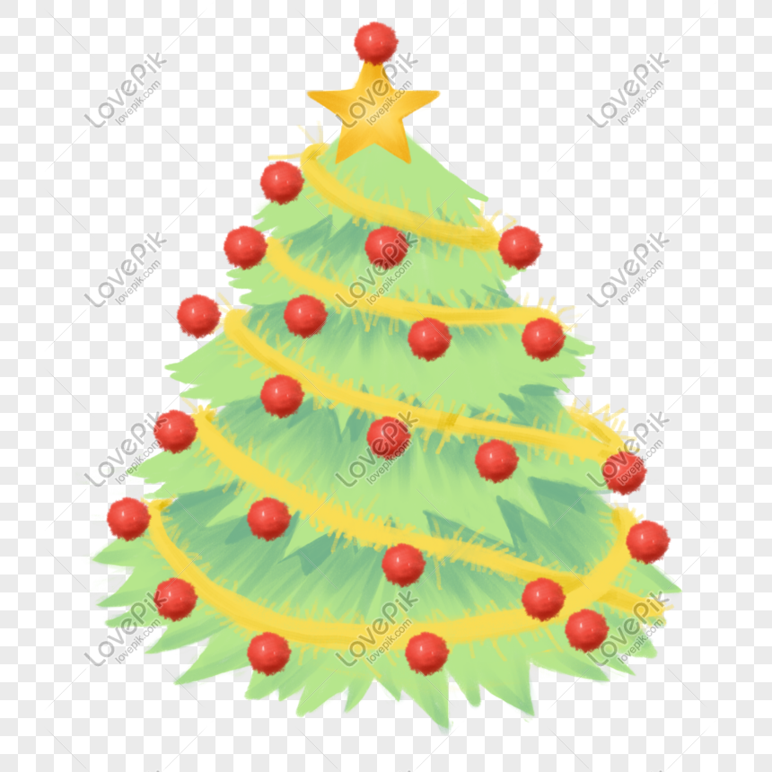 Ilustración De árbol De Navidad De Dibujos Animados De Navidad PNG Imágenes  Gratis - Lovepik
