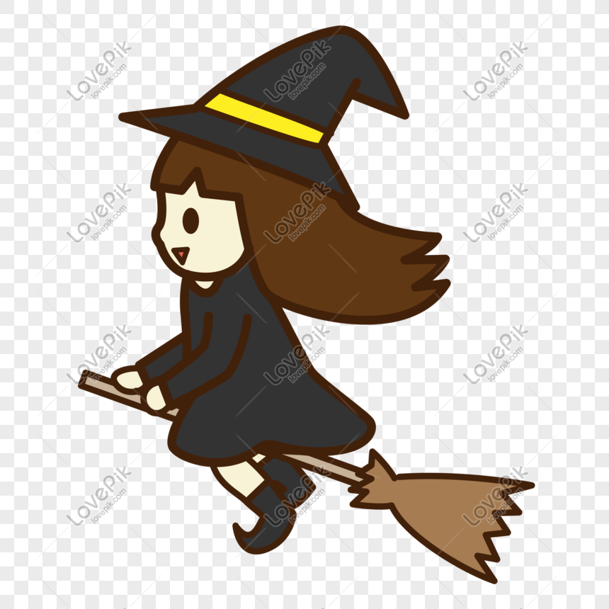 Halloween Witch Q Version Cartoon Cute Small Fresh PNG Free Download And  Clipart Image For Free Download - Lovepik | 611386313