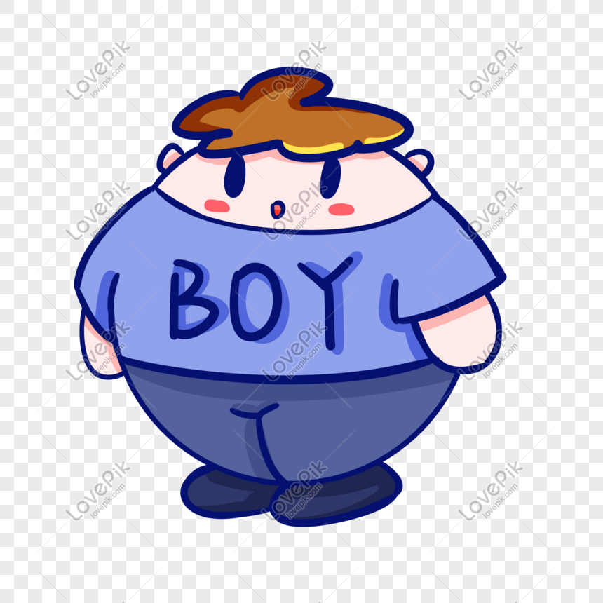 Ball Fat Boy Fat Hand Drawn Cartoon PNG Free Download And Clipart Image For  Free Download - Lovepik | 611392223