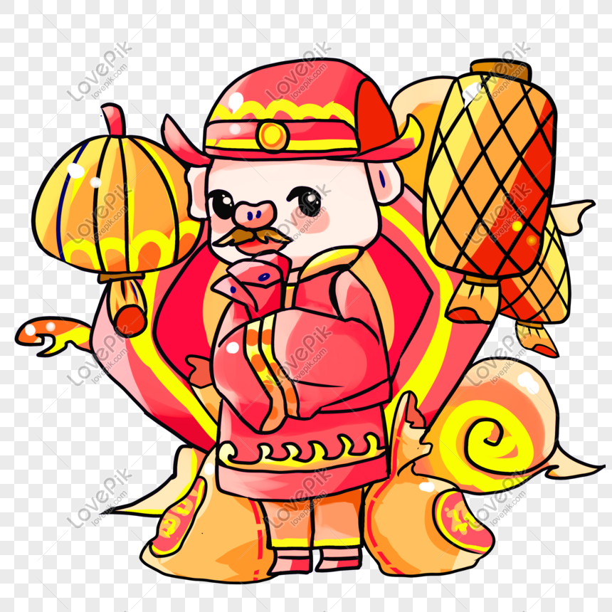 豚 中国の旧正月 ランタン 豚のイラストイメージ グラフィックス Id Prf画像フォーマットpsd Jp Lovepik Com