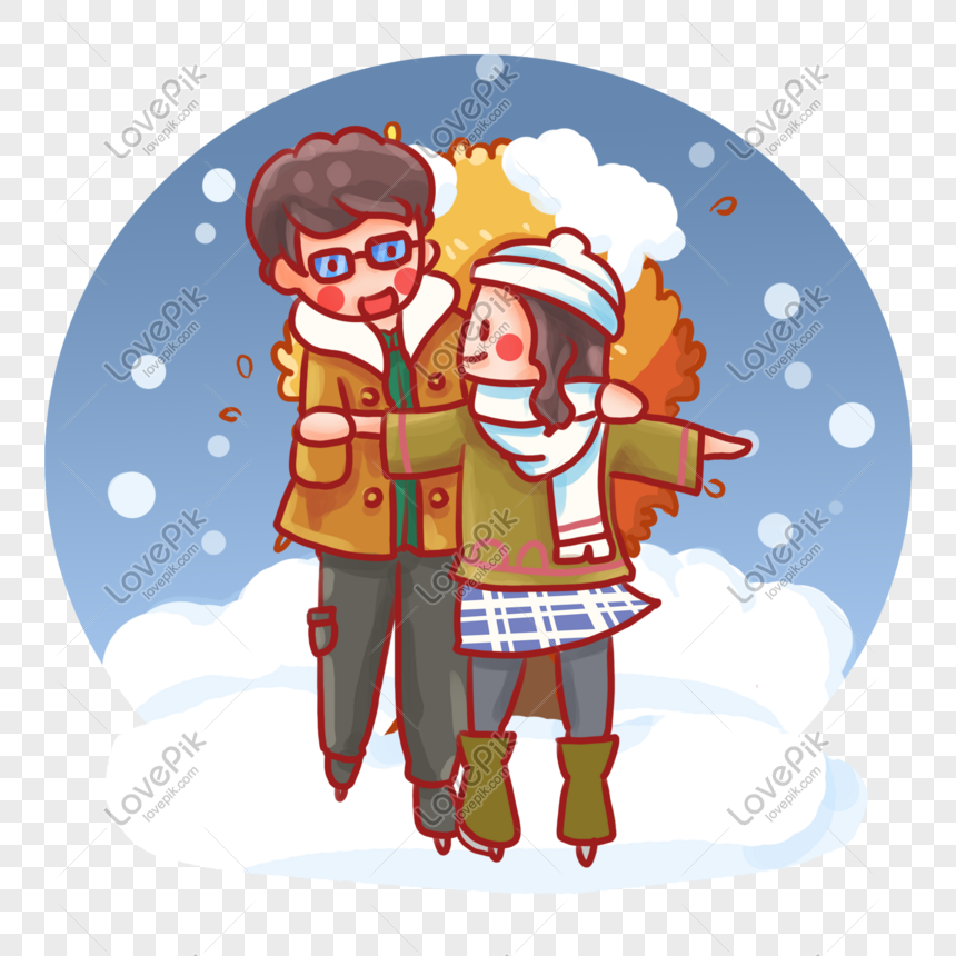 Winter Scene Is Thick And Warm In Winter PNG Transparent Background And ...