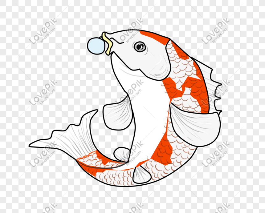 Paling Baru Gambar Ikan Koi Kartun Hitam Putih Soho Blog s