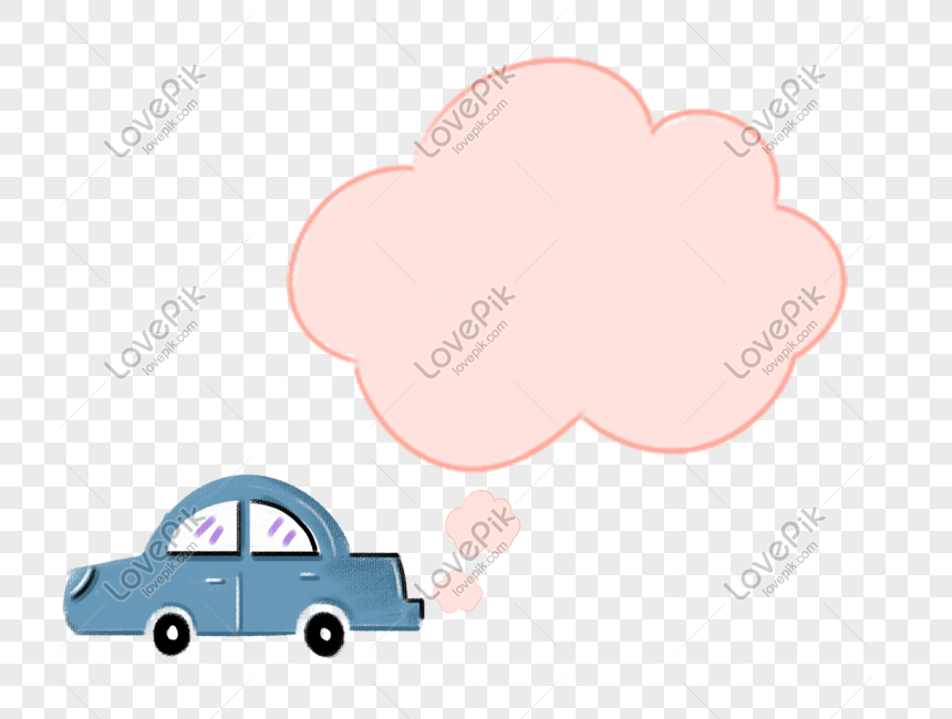 Hand Drawn Car Exhaust Pink Border PNG Free Download And Clipart Image For  Free Download - Lovepik | 611426393