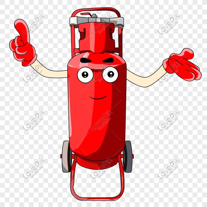 Cartoon Hand Drawn Push Pull Fire Extinguisher Illustration PNG Hd  Transparent Image And Clipart Image For Free Download - Lovepik | 611426604