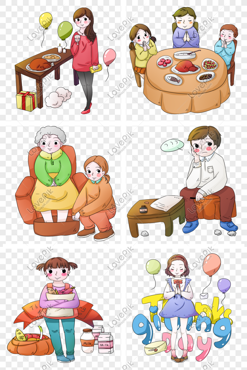 感謝祭キャラクターシーンイラスト集イメージ グラフィックス Id Prf画像フォーマットpsd Jp Lovepik Com