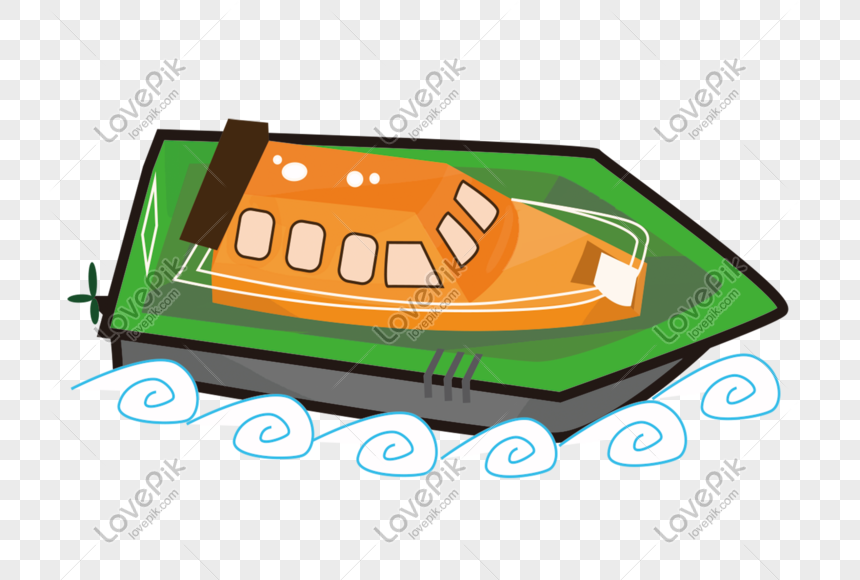 Hand drawn green yacht illustration, Green yacht, hand drawn yacht, creative hand drawn yacht png hd transparent image