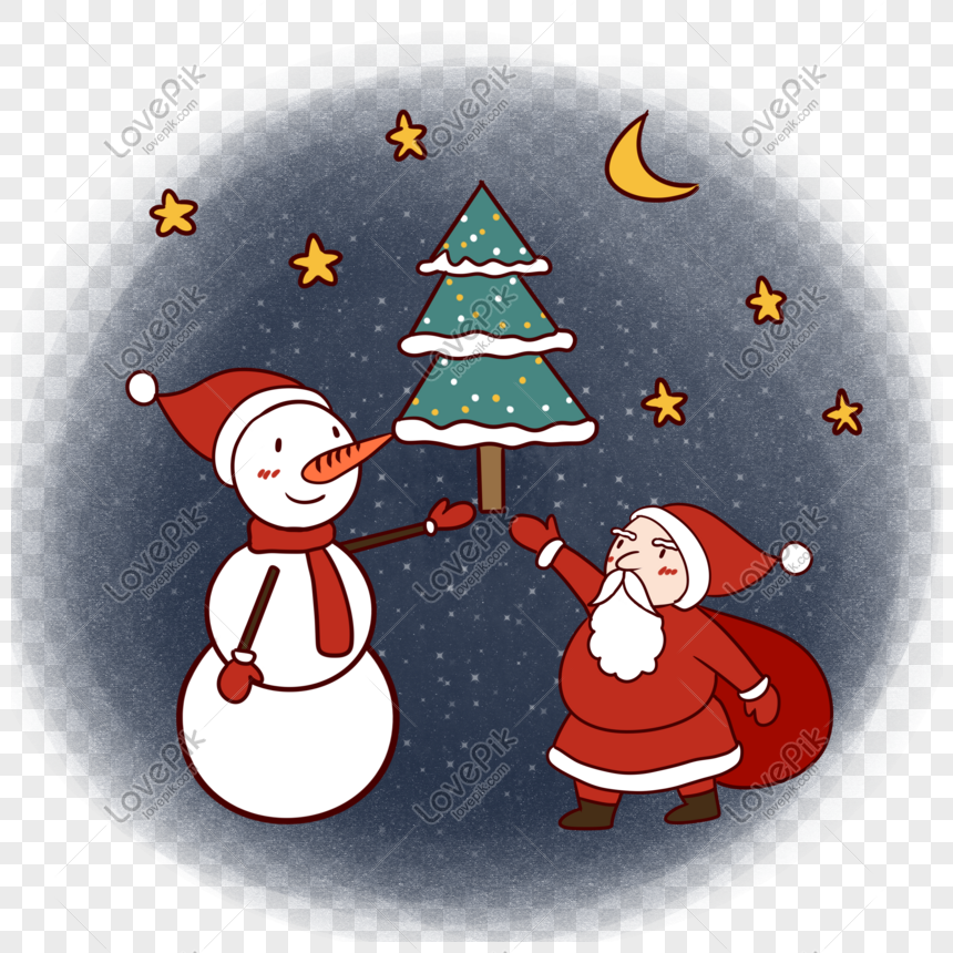 fofo papai noel em pé e dizendo ho ho ho cartoon ilustração 13861662 PNG