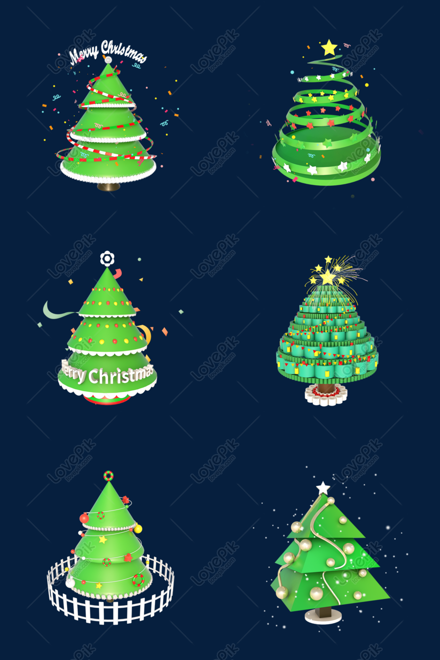 クリスマスc4dクリスマスツリーコレクションイメージ グラフィックス Id Prf画像 フォーマットpsd Jp Lovepik Com