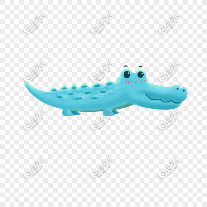 Hand Drawn Cartoon Blue Crocodile PNG Free Download And Clipart Image For  Free Download - Lovepik | 611444583