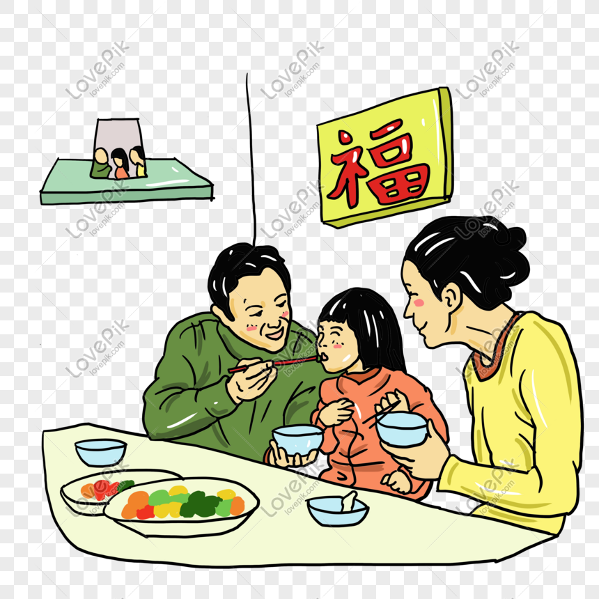 View Happy Filipino Family Family Eating Together Clipart Pictures