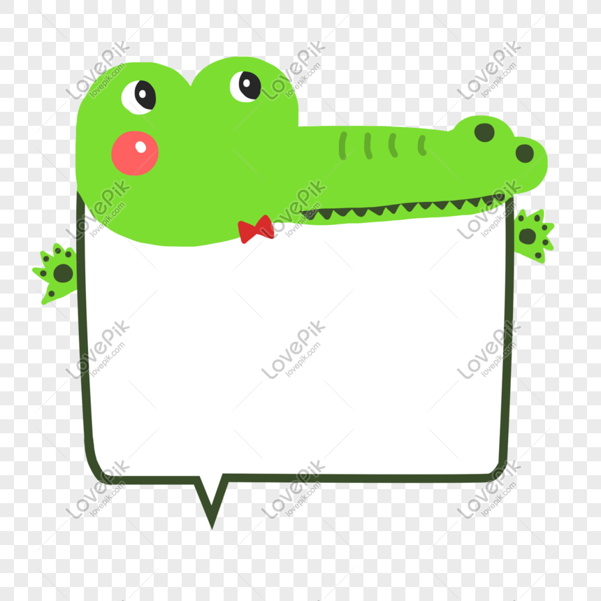 Hand Drawn Small Animal Crocodile Border PNG Transparent And Clipart Image  For Free Download - Lovepik | 611453076