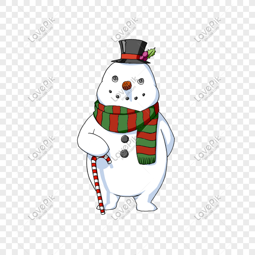 Christmas Cartoon Hand Drawn Gentleman Snowman Png Image Picture Free Download Lovepik Com