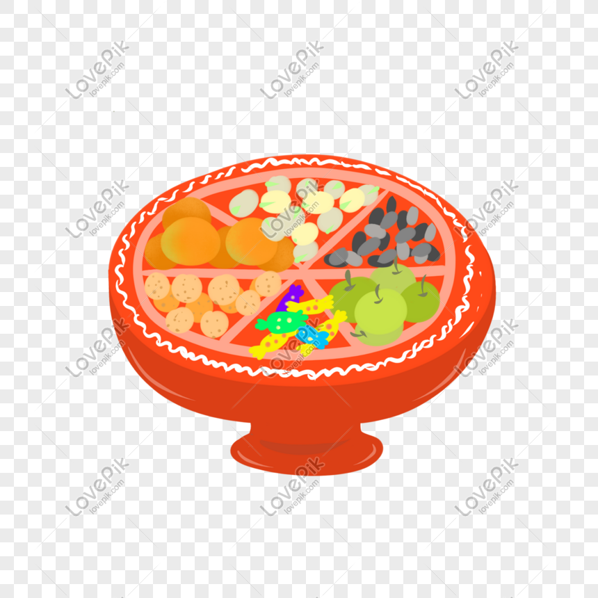 New Year must-have candy box, Chinese New Year, melon box, box png transparent background