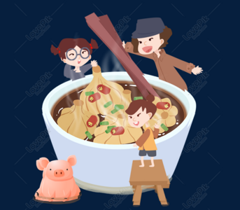 Winter Food Cartoon Illustration Free PNG And Clipart Image For Free  Download - Lovepik | 611500869
