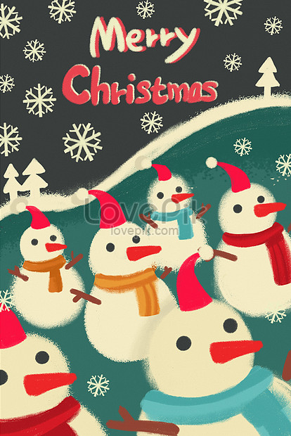 Fantasy Christmas Snowman Christmas Celebration Christmas Illust Illustration Image Picture Free Download Lovepik Com