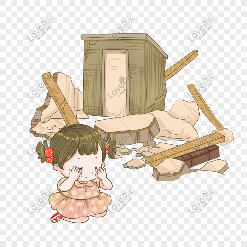 Earthquake Disaster Character Illustration PNG Image And Clipart Image For  Free Download - Lovepik | 611473148