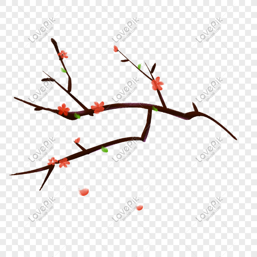 開花花の枝のイラストイメージ グラフィックス Id Prf画像フォーマットpsd Jp Lovepik Com