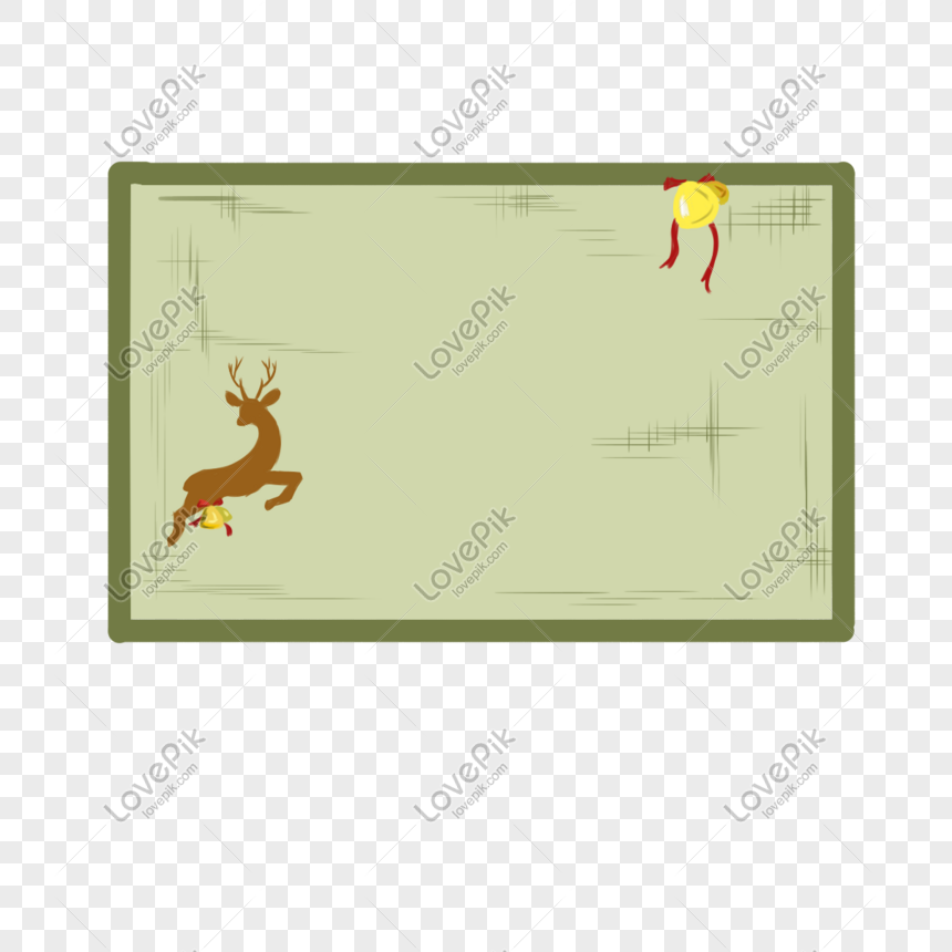 free reindeer clipart border