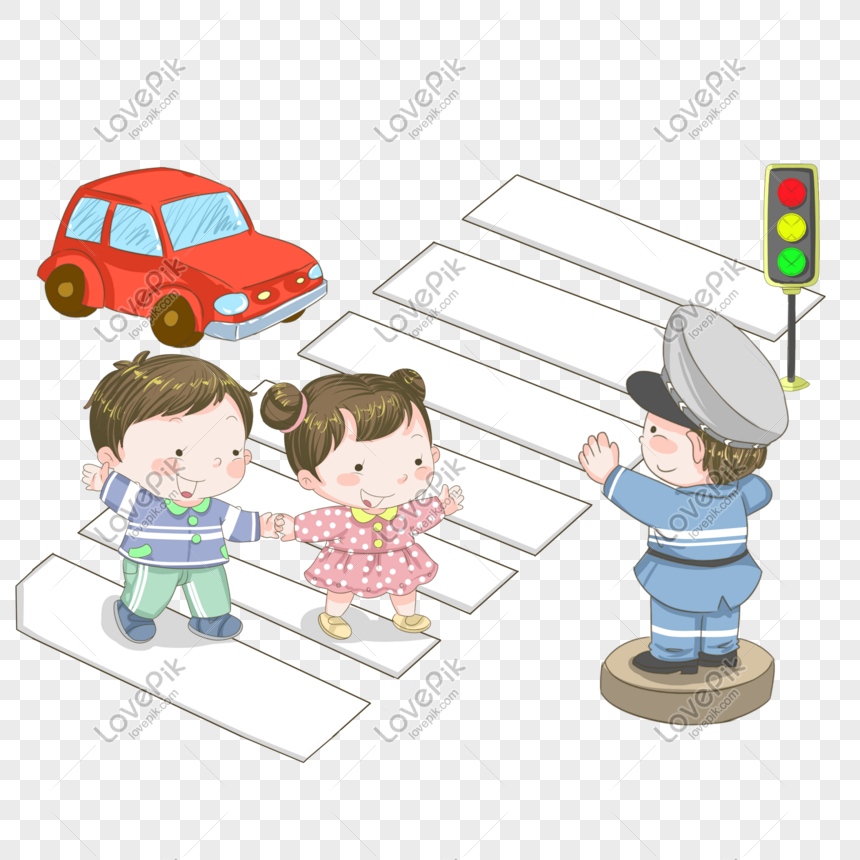 Traffic Safety Hand Drawn Cartoon PNG Transparent Image And Clipart Image  For Free Download - Lovepik | 611469497